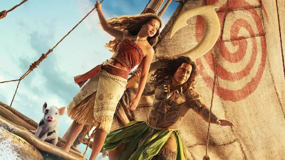 Moana | Live-action revela cartaz com Catherine Laga'aia e The Rock