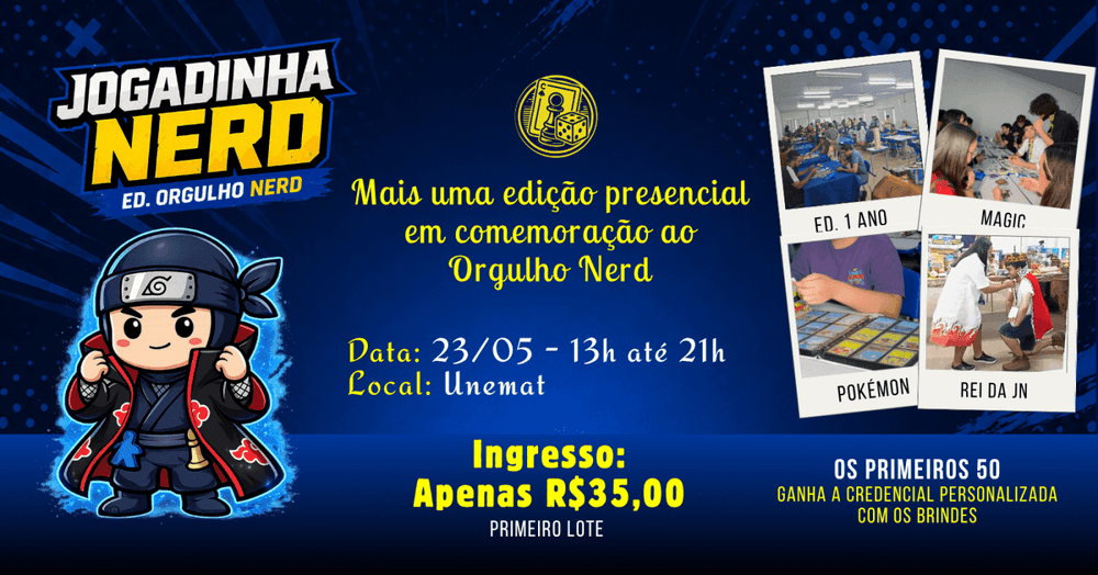 Jogadinha Nerd - Ed. Orgulho Nerd
